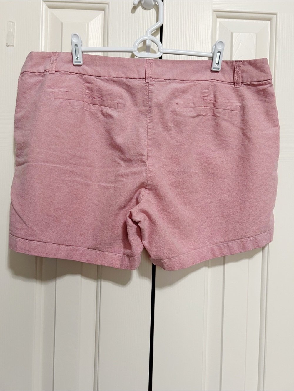 J Crew Shorts Pink 16 100% Cotton Chino Preppy Classic Coastal Casual Chino - Picture 2 of 6